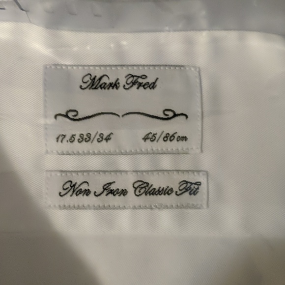 Mark Fred white dress shirt - Picture 3 of 3